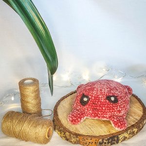 Doudou chat réversible