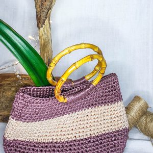 Sac à main rosé